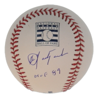 Carl Yastrzemski Signed OML Baseball Inscribed "HOF 89" (Fanatics & MLB) at PristineAuction.com