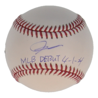 Shota Imanaga Signed OML Baseball Inscribed "MLB DEBUT 4-1-24" (Fanatics & MLB) at PristineAuction.com