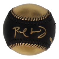 Paul Goldschmidt Signed OML Black & Gold Leather Baseball (Fanatics & MLB) at PristineAuction.com