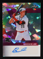 Brooks Lee 2024 Leaf Vivid Autographs Crystal Rainbow #BABL1 RC #9/9 at PristineAuction.com