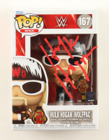 Hulk Hogan Signed WWE #167 Hulk Hogan Wolfpac Funko Pop! Vinyl Figure (Fanatics) at PristineAuction.com