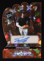 Spencer Jones 2024 Press Pass Premium Great Gloves Autographs Crystals Silver #GGSJ1 RC #1/10 at PristineAuction.com