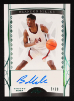 Brandon Miller 2023 Leaf Trinity Green Holo #BABM2 RC #5/20 at PristineAuction.com