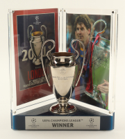 Lionel Messi Signed 2011 Champions League Mini Replica Trophy Display (Fanatics) at PristineAuction.com