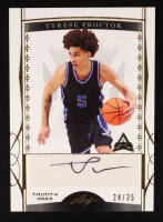Tyrese Proctor 2023 Leaf Trinity Gold #BATP2 RC #24/35 at PristineAuction.com