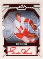 Gordie Howe 2025 Leaf Metal Hockey Legends Clear Prismatic Red Autographs #BCGH1 #1/1 at PristineAuction.com