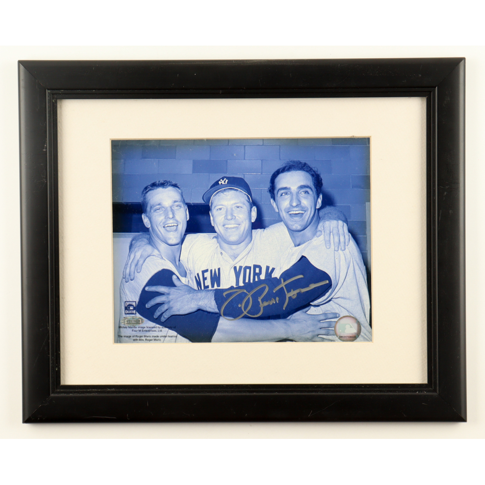 Joe Pepitone Signed Yankees Custom Framed Photo (Steiner) at PristineAuction.com