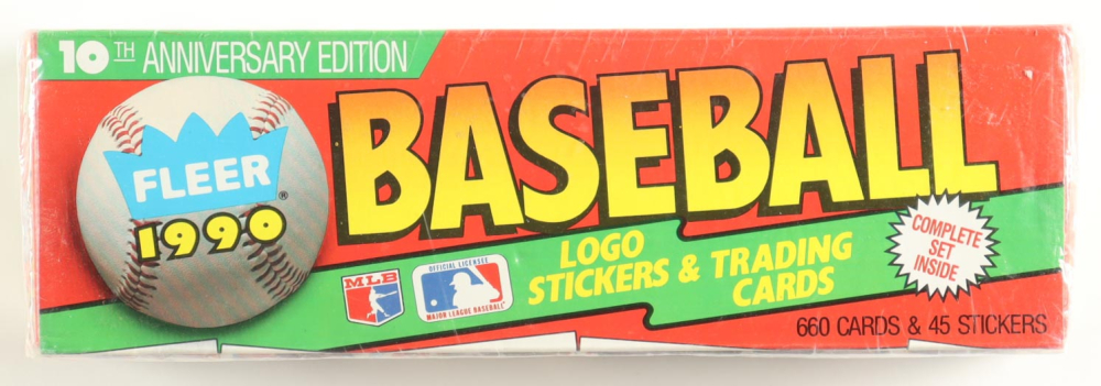 1990 Fleer Baseball Complete Set of (660) Cards with Sammy Sosa #548 RC, Mark McGwire #15, Roger Clemens #271, Juan Gonzalez #297 RC
