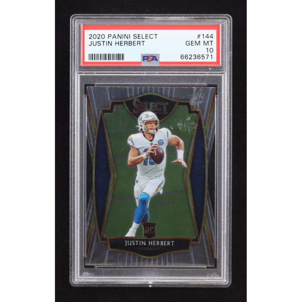 Justin Herbert 2020 Select #144 RC (PSA 10) at PristineAuction.com