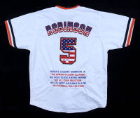 Brooks Robinson Signed Career Highlight Stat Jersey Inscribed "HOF 1983" (jsa) at PristineAuction.com