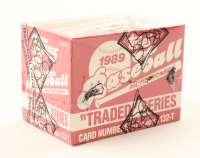 1989 Topps Traded Series Baseball Card Box of (132) Cards with #41T Ken Griffey Jr., #11T Barry Bonds, #24T Will Clark, #20T Jose Canseco, #50T Bo Jackson (BBCE) at PristineAuction.com