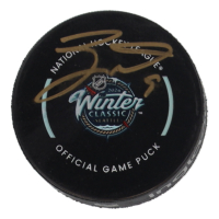Jack Eichel Signed 2024 Winter Classic Logo Hockey Puck (Fanatics) at PristineAuction.com