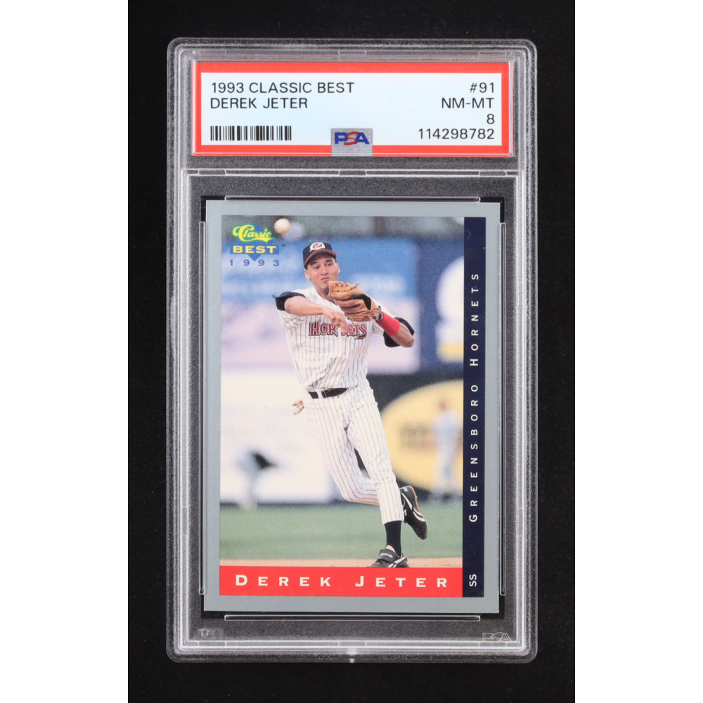 Derek Jeter 1993 Classic/Best #91 RC (PSA 8) at PristineAuction.com