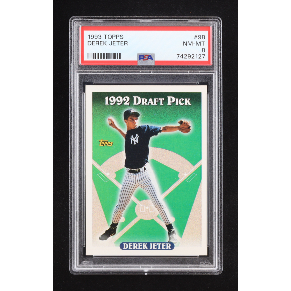Derek Jeter 1993 Topps #98 RC (PSA 8) at PristineAuction.com