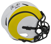 Orlando Pace Signed Rams Full-Size Lunar Eclipse Alternate Speed Helmet Inscribed "HOF 16" (Schwartz) at PristineAuction.com