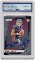 Michael Penix Jr. Signed 2024 Panini Prizm #378 (PSA | Auto 10) at PristineAuction.com