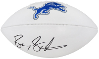 Barry Sanders Signed Lions Logo Football (Schwartz) at PristineAuction.com