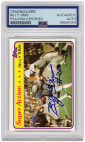 Billy Sims Signed 1981 Topps SA #473 (PSA) at PristineAuction.com