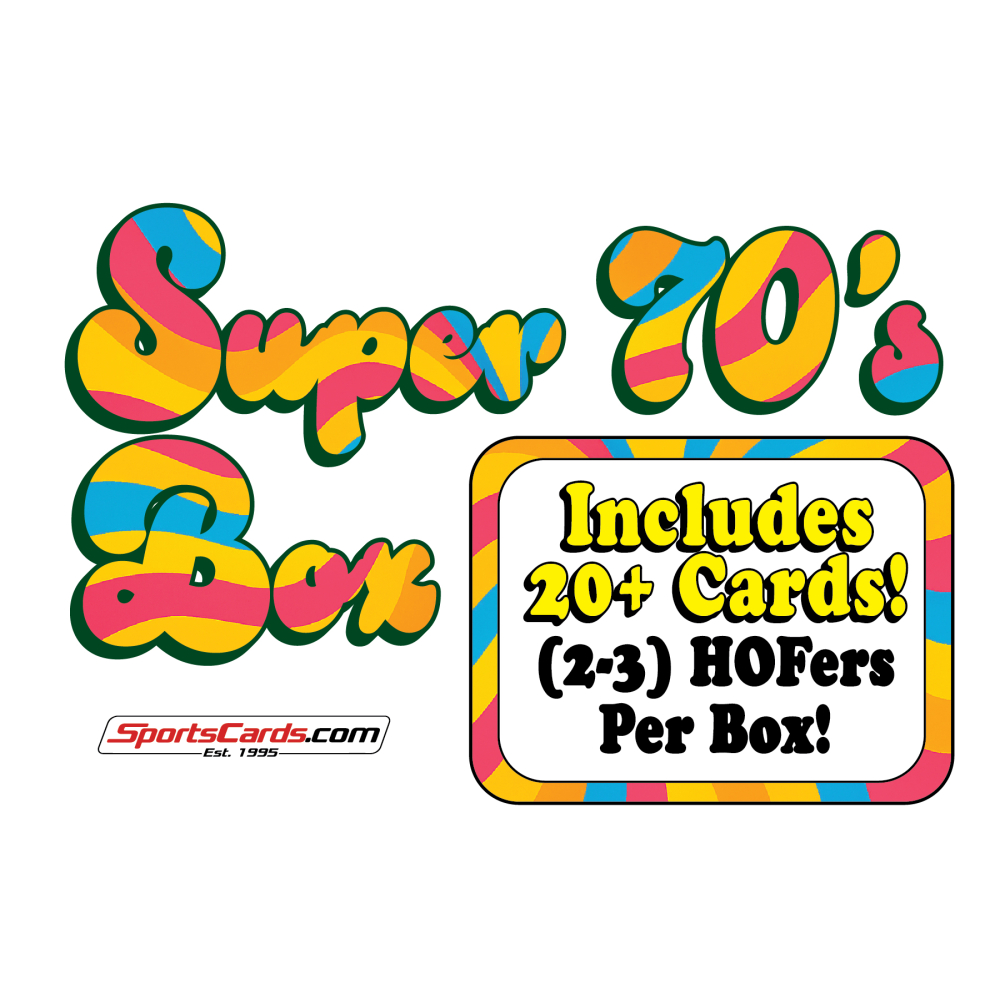 “SUPER 70’S” VINTAGE TRADING CARD Mystery BOX – 20+ CARDS at PristineAuction.com