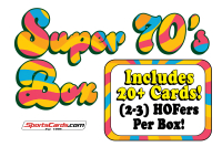 “SUPER 70’S” VINTAGE TRADING CARD Mystery BOX – 20+ CARDS at PristineAuction.com