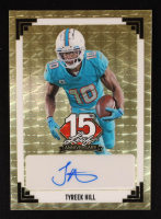 Tyreek Hill 2025 Leaf 15th Anniversary NSCC Super Prismatic Gold Autographs #91ATH2 #1/1 at PristineAuction.com