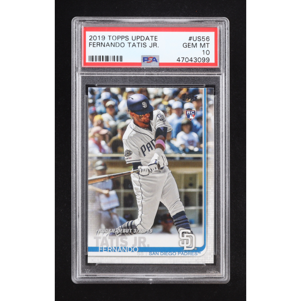 Fernando Tatis Jr. 2019 Topps Update #US56 RD RC (PSA 10) at PristineAuction.com