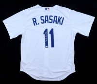 Roki Sasaki Signed Dodgers Nike Authentic Jersey with Kanji Signature (JSA) at PristineAuction.com