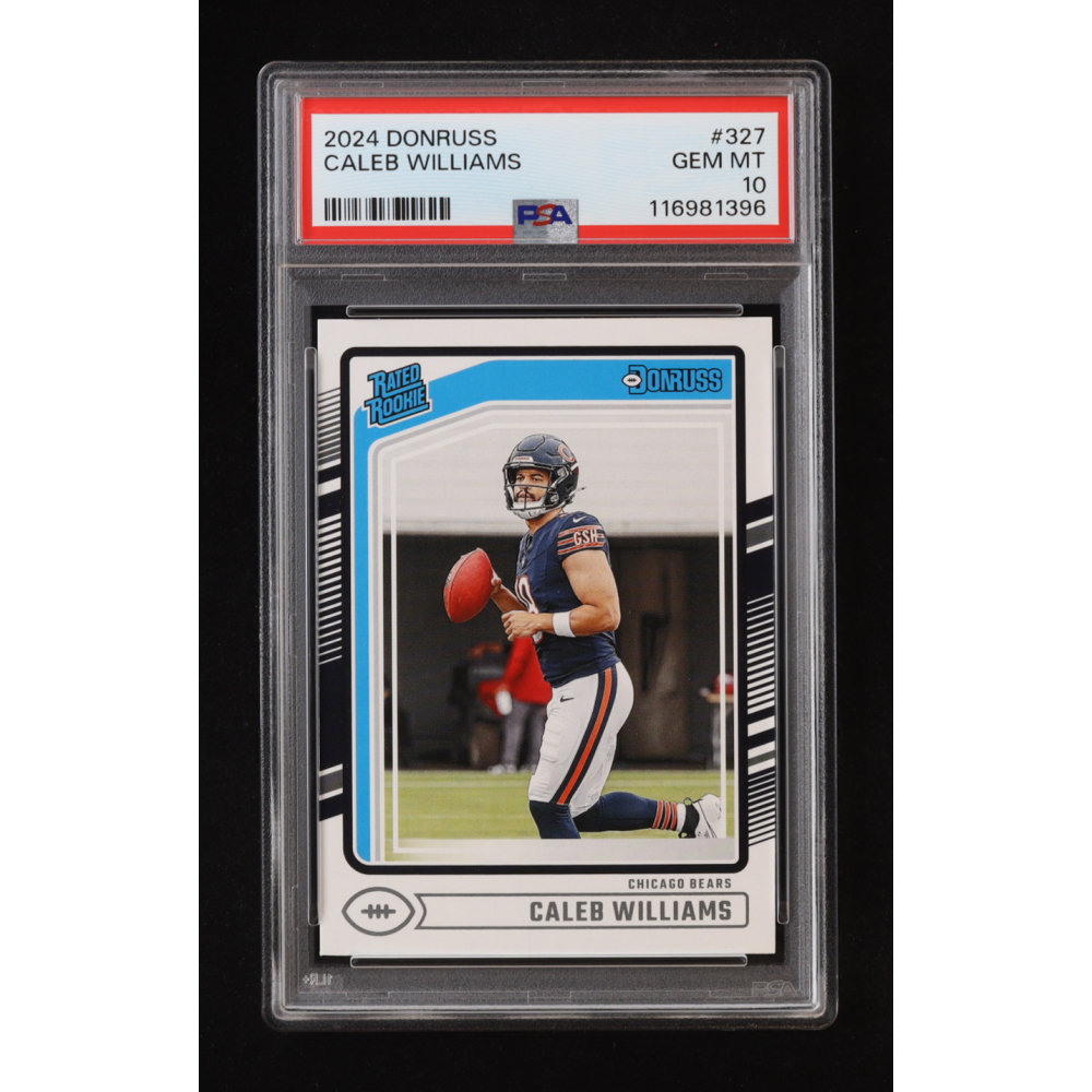 Caleb Williams 2024 Donruss #327 RR RC (PSA 10) at PristineAuction.com