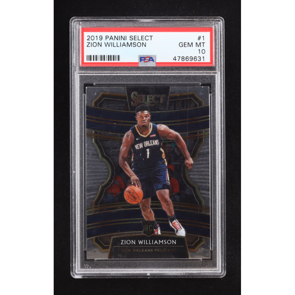 Zion Williamson 2019-20 Select #1 RC (PSA 10) at PristineAuction.com