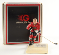 Bobby Hull Signed LE "The Golden Jet" Ceramic Figurine #1565 (Gartlan USA) at PristineAuction.com