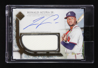 Ronald Acuna Jr. 2024 Topps Transcendent Transcendent Collection Autograph Relics #TCARRA #25/25 at PristineAuction.com