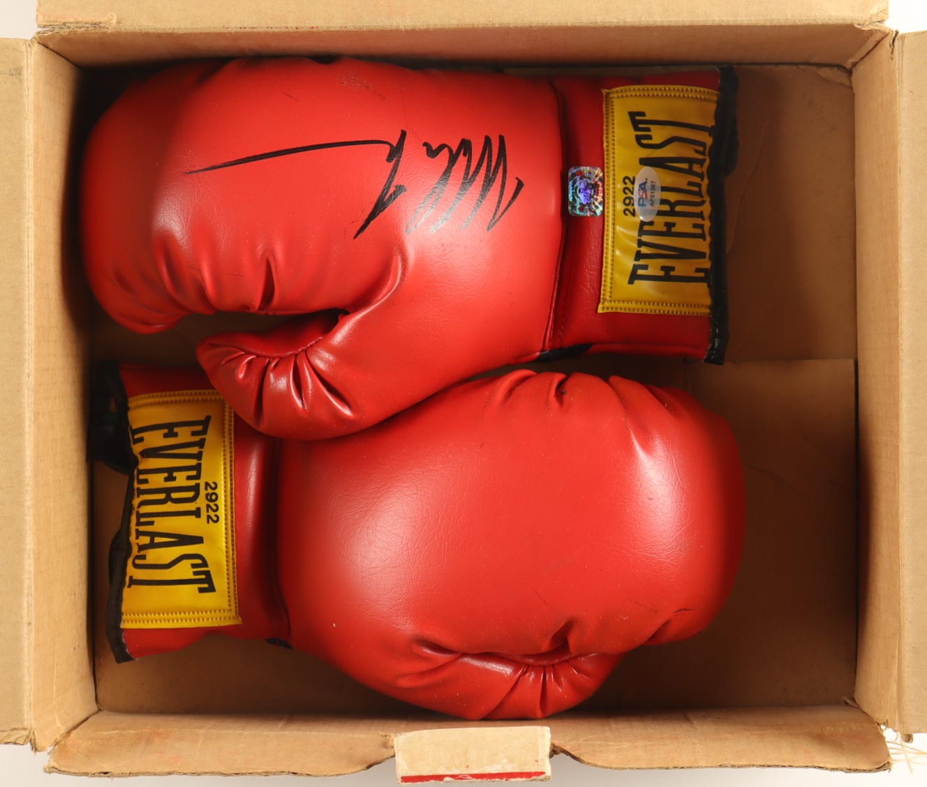 Mike Tyson Signed Pair of Everlast Gloves (PSA & Tyson) at PristineAuction.com Mike Tyson Signed Pair of Everlast Gloves (PSA & Tyson) at PristineAuction.com