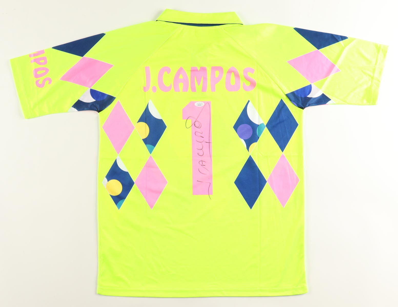 Jorge Campos Signed Jersey (JSA) at PristineAuction.com Jorge Campos Signed Jersey (JSA) at PristineAuction.com