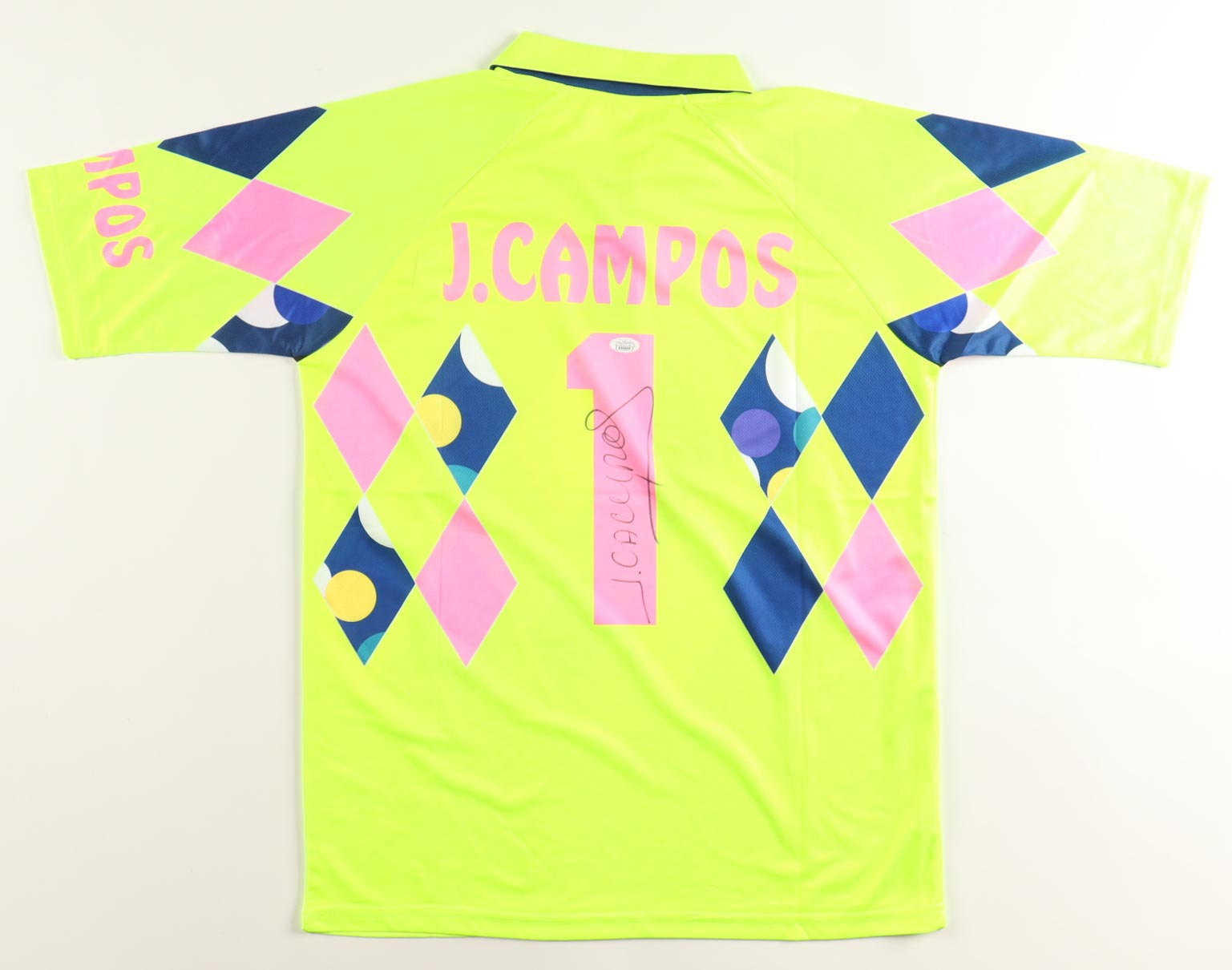 Jorge Campos Signed Jersey (JSA) at PristineAuction.com Jorge Campos Signed Jersey (JSA) at PristineAuction.com