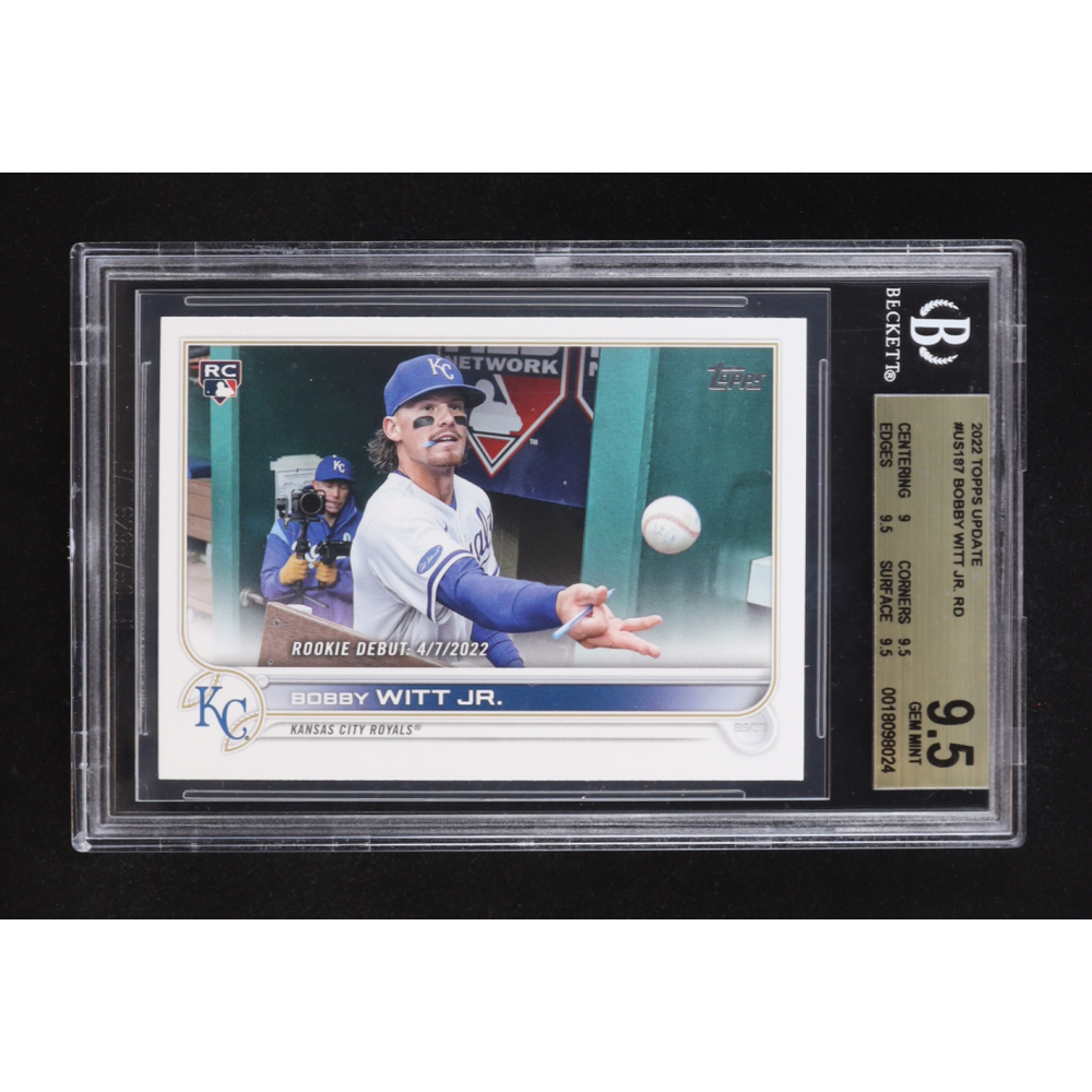 Bobby Witt Jr. 2022 Topps Update #US187 RC (BGS 9.5) at PristineAuction.com