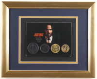 John Wick Chapter Four Opening Night Custom Framed Photo Display with Set of (4) Coins at PristineAuction.com