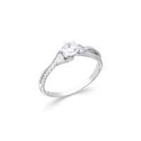 0.50 CTW Natural Diamond 14K White Gold Ring, I1-I2, H-I | Estimated Retail Value $7,250 (IGI) at PristineAuction.com