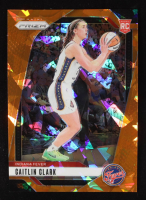 Caitlin Clark 2024 Panini Prizm WNBA Prizms Orange Ice #22 RC at PristineAuction.com