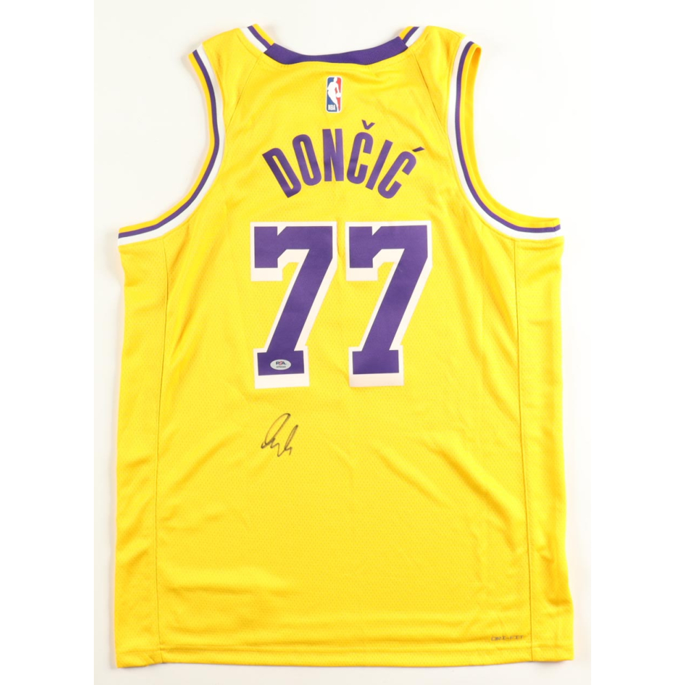 Luka Doncic Signed Lakers Nike Swingman Authentic  Jersey (PSA) at PristineAuction.com