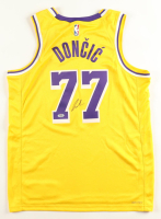 Luka Doncic Signed Lakers Nike Swingman Authentic Jersey (PSA) at PristineAuction.com