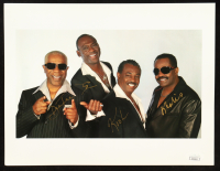 Kool & the Gang 8.5x11 Photo signed by (4) with Robert Bell, Dennis Thomas, Ronald Bell & George Brown (JSA) at PristineAuction.com