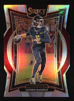 Jayden Daniels 2024 Select Prizm Silver Die Cut #26 RC at PristineAuction.com
