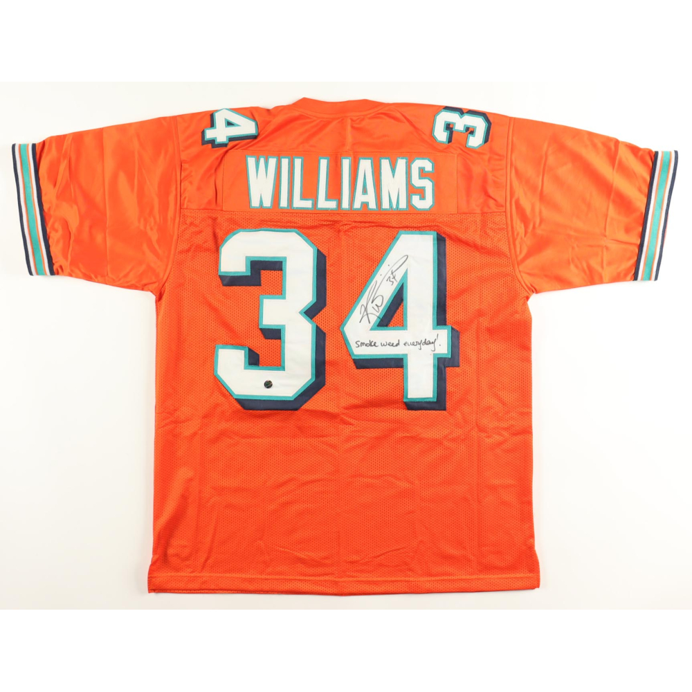 Ricky Williams Signed Jersey Inscribed "Smoke Weed Every Day!" (AWM) at PristineAuction.com
