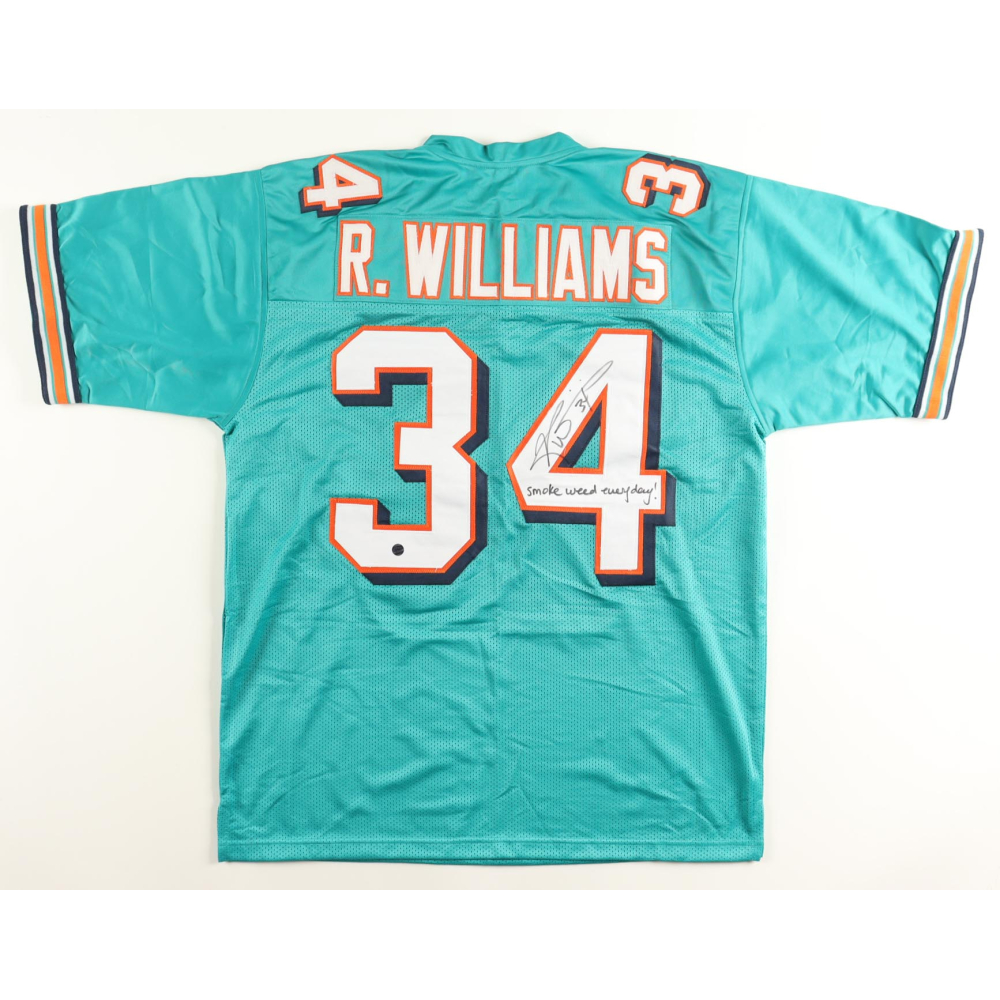 Ricky Williams Signed Jersey Inscribed "Smoke Weed Every Day!" (AWM) at PristineAuction.com