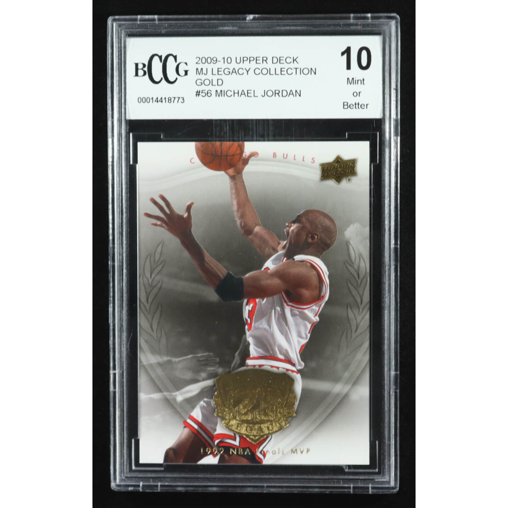 Michael Jordan 2009-10 Upper Deck Michael Jordan Legacy Collection Gold #56 (BCCG 10) at PristineAuction.com
