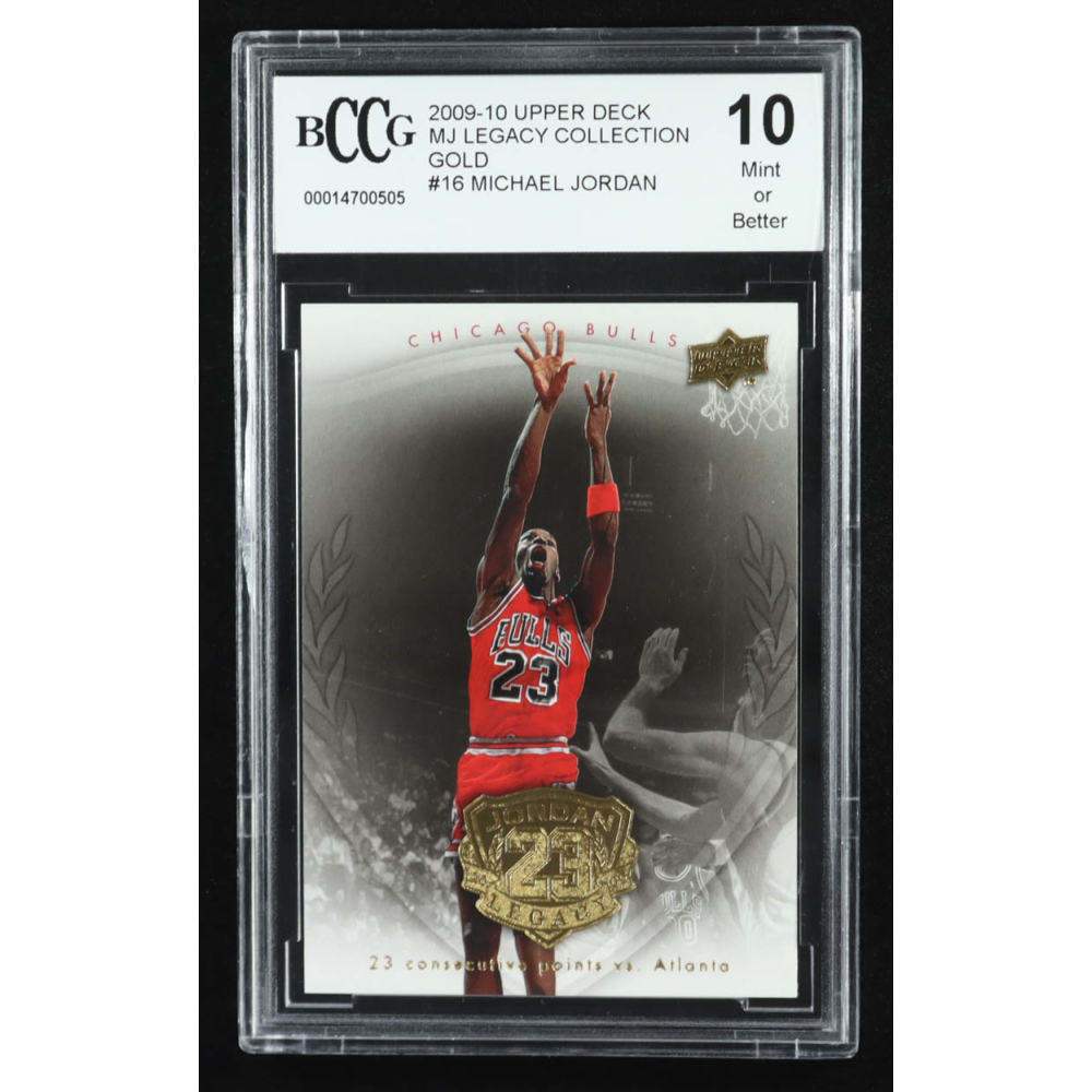 Michael Jordan 2009-10 Upper Deck Michael Jordan Legacy Collection Gold #16 (BCCG 10) at PristineAuction.com