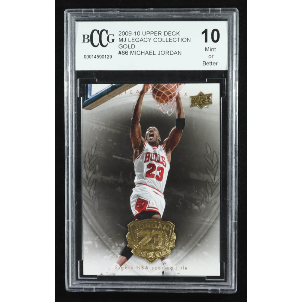 Michael Jordan 2009-10 Upper Deck Michael Jordan Legacy Collection Gold #86 (BCCG 10) at PristineAuction.com