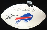 Khalil Shakir Signed Bills Logo Football (Fanatics) at PristineAuction.com