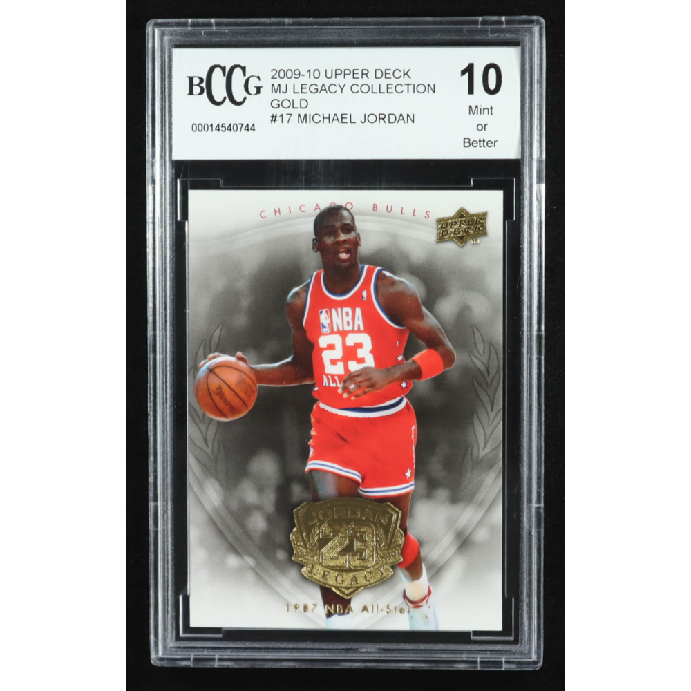 Michael Jordan 2009-10 Upper Deck Michael Jordan Legacy Collection Gold #17 (BCCG 10) at PristineAuction.com