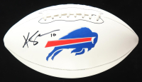 Khalil Shakir Signed Bills Logo Football (Fanatics) at PristineAuction.com